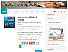Tablet Screenshot of ideiasfinanceiras.com